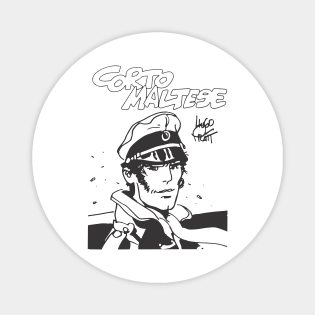 corto maltese Magnet by workshop71